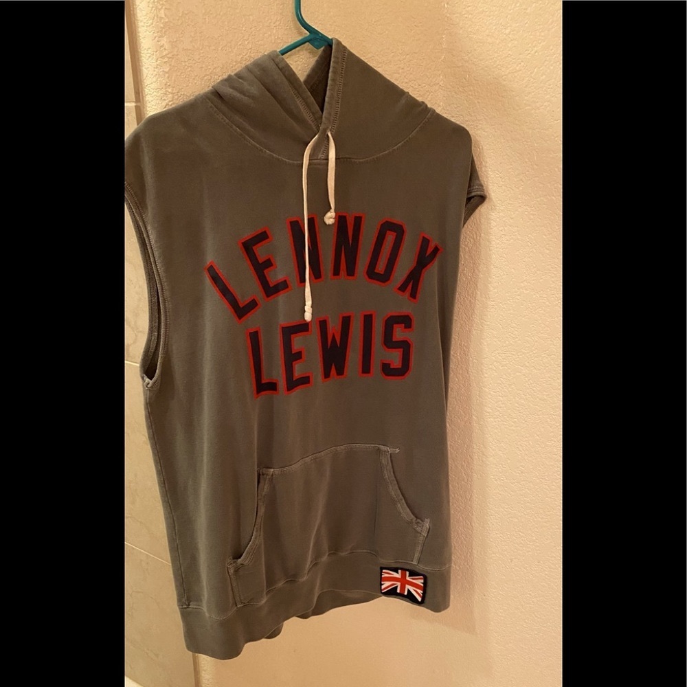 Roots Of Fight Sleeveless Lennox Lewis Hoodie -XXL